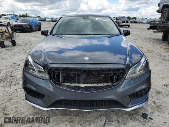 2014 Mercedes-Benz E 350 Sport with VIN WDDHF5KB9EA825975, listed as a Copart auction lot 55427505 with 134,668 mi miles and Salvage title. Bid and sale history available at DreamBid. Image 5.