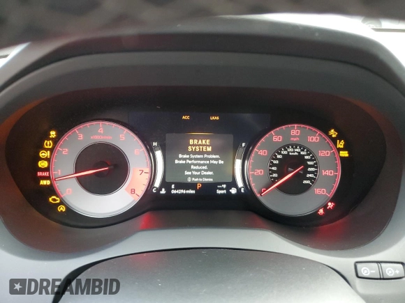 2021 Acura RDX w/A-Spec Package with VIN 5J8TC2H6XML046482, listed as a Copart auction lot 81801204 with 64,296 mi miles and Salvage Title. Bid and sale history available at carsss.com. Image 9.