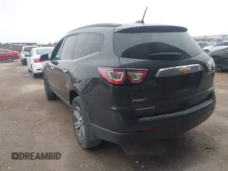 2017 Chevrolet Traverse LT with VIN 1GNKRHKDXHJ121225, listed as a IAAI auction lot 41706665 with 131,746 mi miles and . Bid and sale history available at DreamBid. Image 3.