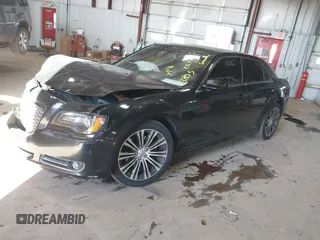 2013 Chrysler 300 with VIN 2C3CCABT1DH503835, listed as a IAAI auction lot 41303335 with 105,606 mi miles. Bid and sale history available at carsss.com. Image 2.