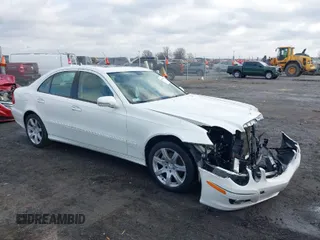 2007 Mercedes-Benz E-Class 3.5L with VIN WDBUF56X17B018408, listed as a IAAI auction lot 41480186 with 86,779 mi miles. Bid and sale history available at carsss.com. Image 1.