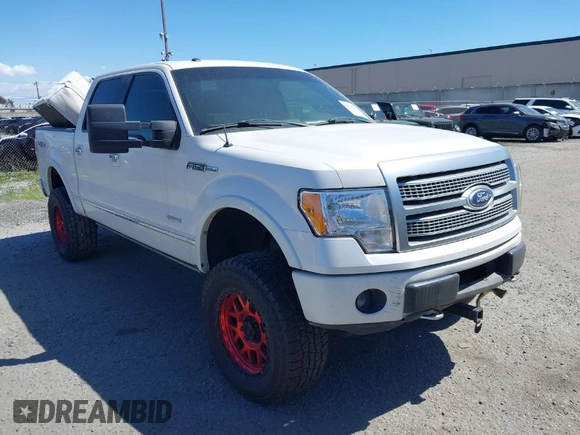 2011 Ford F-150 XLT with VIN 1FTFW1ET7BFB16524, listed as a IAAI auction lot 41729414 with 134,924 mi miles. Bid and sale history available at carsss.com. Image 1.