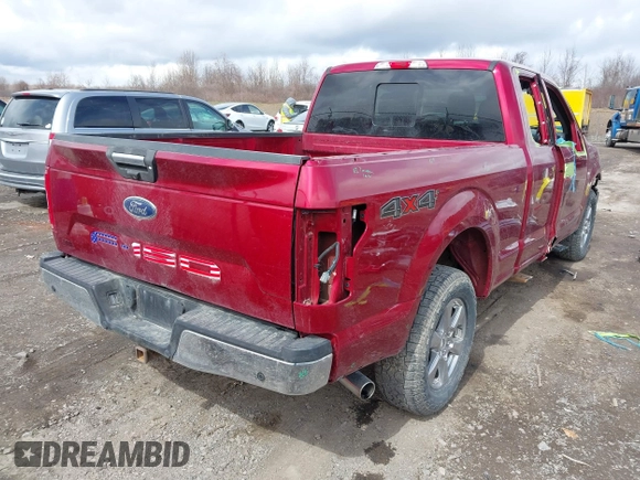 2018 Ford F-150 XL z VIN 1FTFX1E5XJFB66587, wystawiony jako IAAI lot #41870713 z przebiegiem 72 991 mil mil oraz . Historia ofert i sprzedaży dostępna na DreamBid. Obrazek 4.