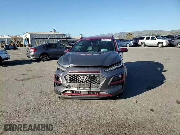 2019 Hyundai Kona Ultimate with VIN KM8K5CA52KU319722, listed as a Copart auction lot 46682135 with 37,737 mi miles and Salvage Title. Bid and sale history available at carsss.com. Image 11.