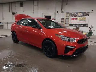 2020 Kia Forte GT-Line with VIN 3KPF34AD1LE239613, listed as a IAAI auction lot 41619577 with 80,480 mi miles. Bid and sale history available at carsss.com. Image 1.