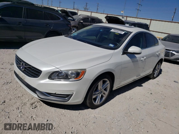 2015 Volvo S60 T5 Drive-E Premier with VIN YV140MFB1F1301441, listed as a Copart auction lot 73008233 with 135,919 mi miles. Bid and sale history available at carsss.com. Image 1.