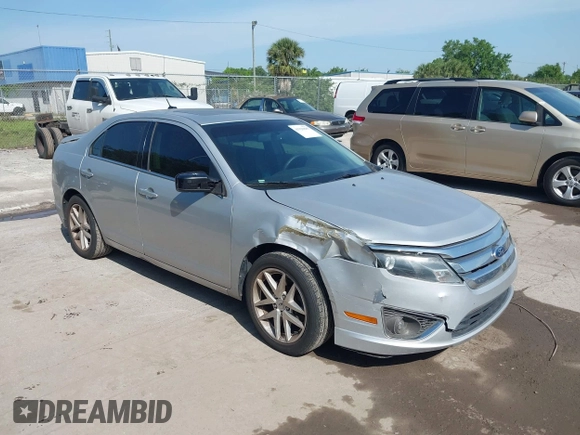 2012 Ford Fusion SEL with VIN 3FAHP0JG6CR106442, listed as a IAAI auction lot 41920885 with 135,931 mi miles. Bid and sale history available at carsss.com. Image 1.