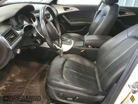 2012 Audi A6 Premium Plus with VIN WAUGGAFC5CN081826, listed as a Copart auction lot 57487055 with 143,292 mi miles and Non repairable. Bid and sale history available at DreamBid. Image 7.