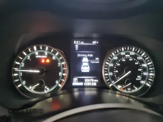 2020 Infiniti Q50 Luxe with VIN JN1EV7AP3LM200611, listed as a Copart auction lot 60059815 with 80,678 mi miles and Salvage title. Bid and sale history available at DreamBid. Image 9.