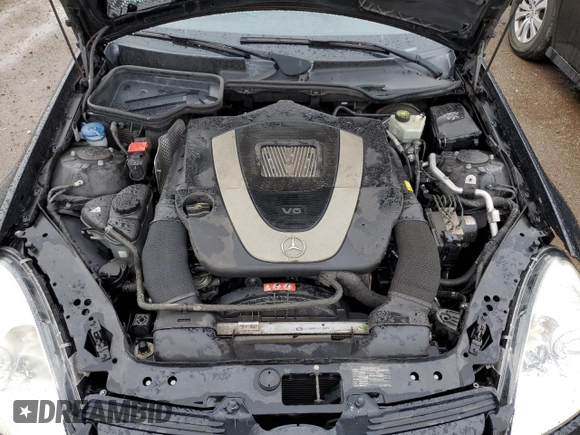 2008 Mercedes-Benz SLK 280 with VIN WDBWK54F18F174893, listed as a Copart auction lot 53960075 with 69,567 mi miles and Salvage title. Bid and sale history available at DreamBid. Image 11.