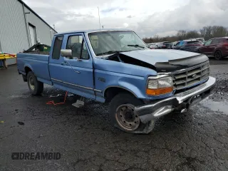 1997 Ford F-250 with VIN 1FTHX25G4VEB43348, listed as a Copart auction lot 45430655 with 180,279 mi miles and Salvage title. Bid and sale history available at DreamBid. Image 4.