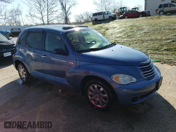2007 Chrysler PT Cruiser Touring with VIN 3A8FY58B37T560140, listed as a Copart auction lot 46924533 with 127,210 mi miles and Salvage Title. Bid and sale history available at DreamBid. Image 4.