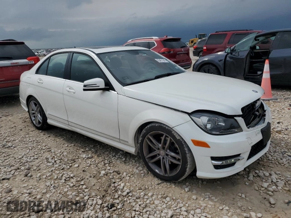 2014 Mercedes-Benz C 250 Sport with VIN WDDGF4HB3EG232798, listed as a Copart auction lot 55451045 with 67,581 mi miles and Salvage Title. Bid and sale history available at DreamBid. Image 4.