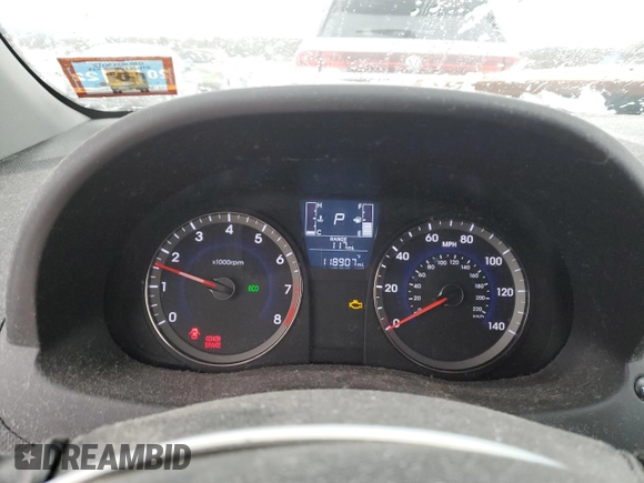 2015 Hyundai Accent Sport with VIN KMHCU5AE4FU226886, listed as a Copart auction lot 44789755 with 118,907 mi miles and Salvage Title. Bid and sale history available at carsss.com. Image 9.