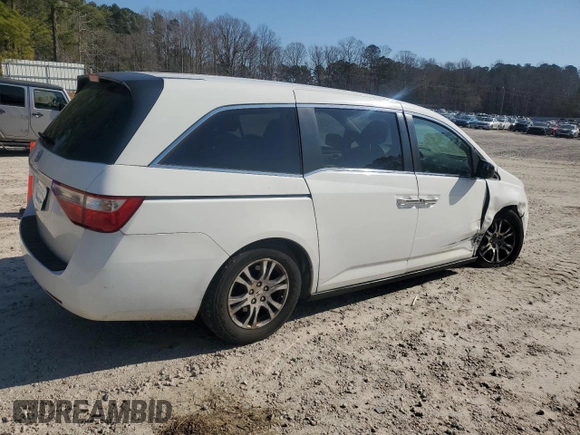 2011 Honda Odyssey EX with VIN 5FNRL5H48BB073818, listed as a Copart auction lot 48955975 with 106,119 mi miles and Salvage Title. Bid and sale history available at carsss.com. Image 3.