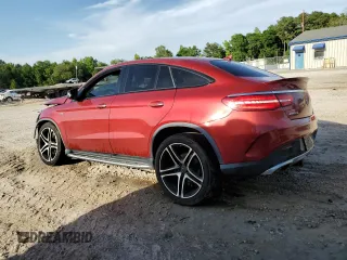 2017 Mercedes-Benz GLE 43 AMG with VIN 4JGED6EB4HA056788, listed as a Copart auction lot 56858045 with Not provided miles and Salvage title. Bid and sale history available at DreamBid. Image 2.