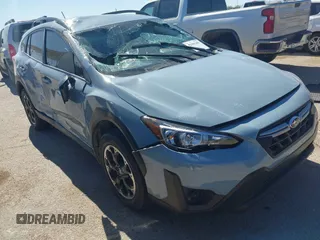 2021 Subaru Crosstrek with VIN JF2GTABC6M8343603, listed as a IAAI auction lot 42101183 with 33,461 mi miles and . Bid and sale history available at DreamBid. Image 1.