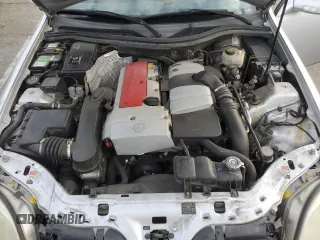 2001 Mercedes-Benz SLK 230 Kompressor with VIN WDBKK49F21F193606, listed as a Copart auction lot 47139945 with 156,424 mi miles and Salvage title. Bid and sale history available at DreamBid. Image 11.