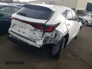2022 Lexus NX with VIN JTJHKCEZ2N2005490, listed as a Copart auction lot 50344684 with 21,937 mi miles and Salvage Title. Bid and sale history available at carsss.com. Image 3.