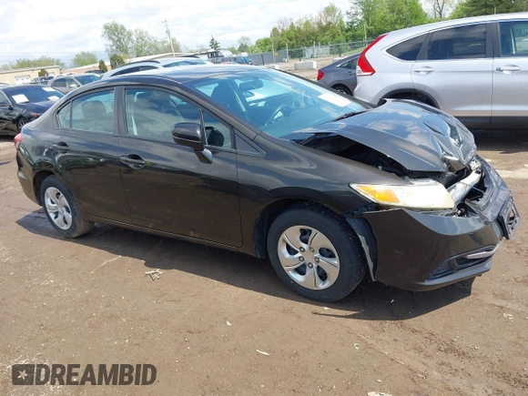 2014 Honda Civic LX z VIN 2HGFB2F57EH544194, wystawiony jako IAAI lot #42162724 z przebiegiem 131 255 mil mil oraz . Historia ofert i sprzedaży dostępna na DreamBid. Obrazek 1.