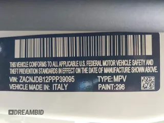 2023 Jeep Renegade Latitude с VIN ZACNJDB12PPP39095, выставлен на аукционе IAAI как лот 42242815 с пробегом 16 931 миль миль и . История ставок и продаж доступна на DreamBid. Изображение 9.