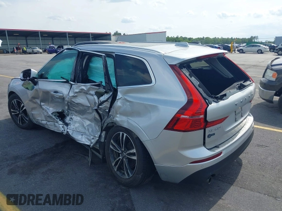 2020 Volvo XC60 Momentum with VIN YV4102RK0L1478564, listed as a IAAI auction lot 42159705 with 98,405 mi miles and . Bid and sale history available at DreamBid. Image 3.