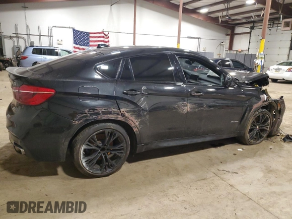 2018 BMW X6 xDrive50i with VIN 5UXKU6C53J0W39108, listed as a Copart auction lot 48705174 with 44,753 mi miles. Bid and sale history available at carsss.com. Image 3.