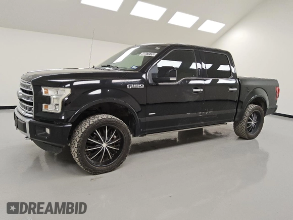2016 Ford F-150 XLT with VIN 1FTEW1EGXGFC58792, listed as a Copart auction lot 48075155 with 138,162 mi miles and Clean Title. Bid and sale history available at carsss.com. Image 1.