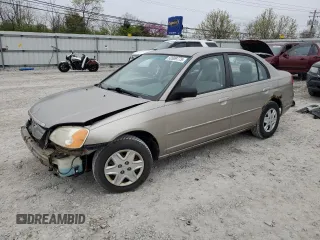 2003 Honda Civic LX with VIN 2HGES16553H531785, listed as a Copart auction lot 52609775 with 269,659 mi miles and Salvage Title. Bid and sale history available at DreamBid. Image 1.