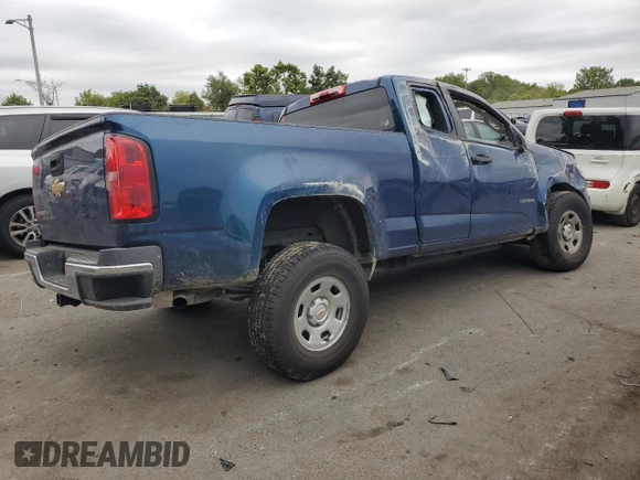 2019 Chevrolet Colorado 2WD Work Truck with VIN 1GCHSBEN0K1327072, listed as a Copart auction lot 70606244 with 0 mi miles and Salvage Title. Bid and sale history available at carsss.com. Image 3.