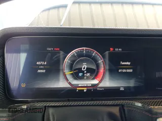 2019 Mercedes-Benz G AMG G 63 with VIN WDCYC7HJ9KX320082, listed as a Copart auction lot 59435023 with 28,502 mi miles. Bid and sale history available at carsss.com. Image 9.