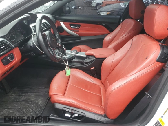 2017 BMW 4 Series 430i xDrive with VIN WBA4R9C39HK879013, listed as a Copart auction lot 61182725 with 102,448 mi miles and Salvage title. Bid and sale history available at DreamBid. Image 7.