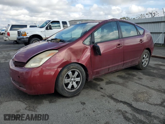 2004 Toyota Prius with VIN JTDKB20U240017969, listed as a Copart auction lot 89409555 with 215,305 mi miles and Salvage Title. Bid and sale history available at carsss.com. Image 1.