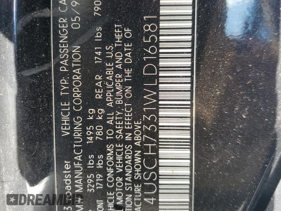 1998 BMW 3 Series 1.9L with VIN 4USCH7331WLD16581, listed as a Copart auction lot 75434454 with 70,636 mi miles and Salvage Title. Bid and sale history available at carsss.com. Image 12.