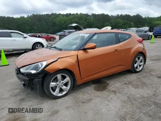 2015 Hyundai Veloster RE:FLEX with VIN KMHTC6AD8FU235946, listed as a Copart auction lot 53929235 with 143,526 mi miles and Clean Title. Bid and sale history available at carsss.com. Image 1.