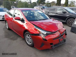 2018 Toyota Prius Two with VIN JTDKBRFU1J3066056, listed as a IAAI auction lot 41551565 with 80,650 mi miles. Bid and sale history available at carsss.com. Image 1.