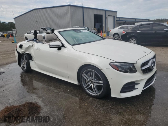 2018 Mercedes-Benz E-Class E 400 with VIN WDD1K6FB4JF051337, listed as a Copart auction lot 73521454 with 58,891 mi miles and Salvage Title. Bid and sale history available at carsss.com. Image 4.