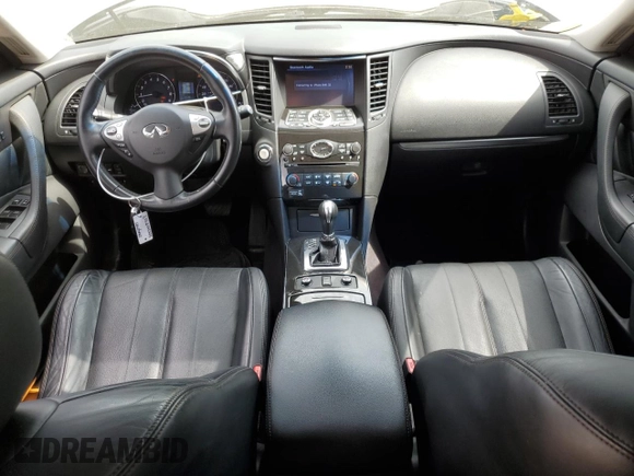 2016 Infiniti QX70 with VIN JN8CS1MW0GM752462, listed as a Copart auction lot 54750195 with 116,294 mi miles and Salvage title. Bid and sale history available at DreamBid. Image 8.