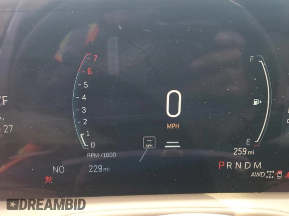 2025 Cadillac XT4 AWD Premium Luxury z VIN 1GYFZDR46SF106833, wystawiony jako Copart lot #82622694 z przebiegiem 259 mil mil oraz Szkoda całkowita • Salvage title. Historia ofert i sprzedaży dostępna na DreamBid. Obrazek 9.