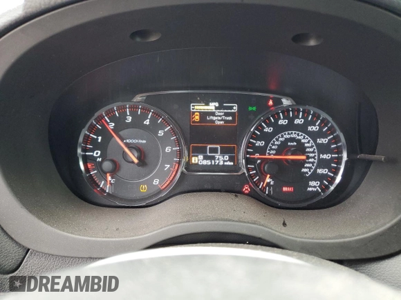 2019 Subaru WRX с VIN JF1VA1A63K9819309, выставлен на аукционе Copart как лот 57172335 с пробегом 85 173 миль миль и Списание • Salvage title. История ставок и продаж доступна на DreamBid. Изображение 9.