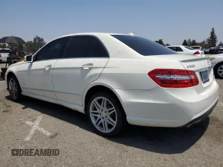2011 Mercedes-Benz E 550 Luxury with VIN WDDHF7CB7BA422180, listed as a Copart auction lot 60174975 with 104,521 mi miles and Salvage title. Bid and sale history available at DreamBid. Image 2.