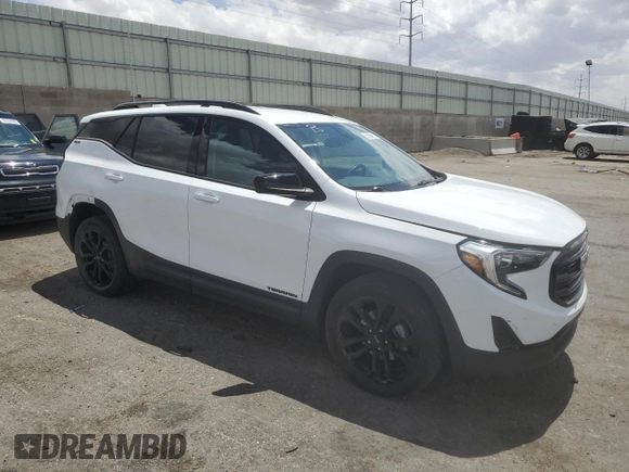 2020 GMC Terrain SLE z VIN 3GKALTEV4LL159004, wystawiony jako Copart lot #55694315 z przebiegiem 18 644 mil mil oraz Szkoda całkowita • Salvage title. Historia ofert i sprzedaży dostępna na DreamBid. Obrazek 4.
