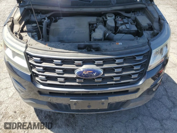 2017 Ford Explorer XLT with VIN 1FM5K7D82HGA70137, listed as a Copart auction lot 57715745 with 91,282 mi miles and Salvage title. Bid and sale history available at DreamBid. Image 12.