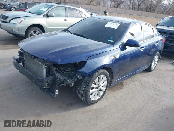 2017 Kia Optima LX with VIN 5XXGT4L30HG122077, listed as a IAAI auction lot 41692378 with 168,596 mi miles and . Bid and sale history available at DreamBid. Image 18.