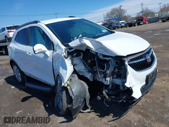 2017 Buick Encore Preferred with VIN KL4CJESB2HB056893, listed as a IAAI auction lot 41975930 with 97,821 mi miles. Bid and sale history available at carsss.com. Image 1.