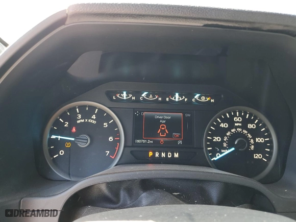 2019 Ford F-150 XL with VIN 1FTEW1E45KFD09825, listed as a Copart auction lot 52302845 with 50,751 mi miles and Salvage Title. Bid and sale history available at carsss.com. Image 9.