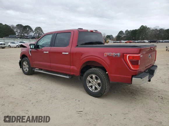 2021 Ford F-150 XL with VIN 1FTFW1E51MKE79591, listed as a Copart auction lot 48353305 with 104,627 mi miles and Salvage Title. Bid and sale history available at carsss.com. Image 2.
