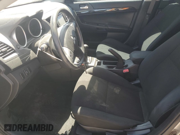 2017 Mitsubishi Lancer ES with VIN JA32U2FU2HU001172, listed as a Copart auction lot 69056794 with 124,450 mi miles and Salvage Title. Bid and sale history available at carsss.com. Image 7.