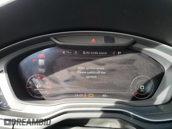 2018 Audi S4 Premium Plus with VIN WAUB4AF4XJA019256, listed as a Copart auction lot 75313593 with 71,826 mi miles. Bid and sale history available at carsss.com. Image 9.