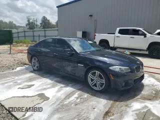 2013 BMW 5 Series 535i with VIN WBAFR7C50DC828552, listed as a Copart auction lot 60445315 with 174,832 mi miles and Salvage title. Bid and sale history available at DreamBid. Image 4.
